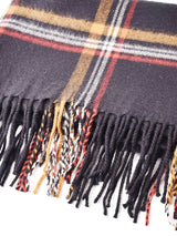 【15色展開】大判 チェック柄ストール