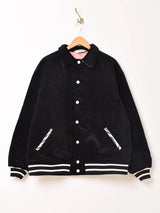 【3色展開】Backers ゼブラ コーデュロイ 襟付き スタジアムジャケット