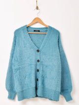 【7色展開】Meridian シャギーニット カーディガン