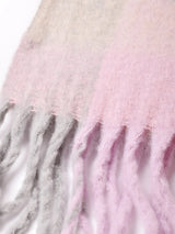 【6色展開】大判 カラフルチェック ストール