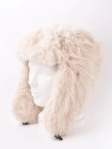 【4色展開】フェイクファー フライトキャップ