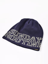 【8色展開】ロゴデザイン ニットキャップ