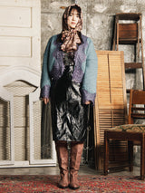 【2色展開】Elcamino レース ニット カーディガンジャケット