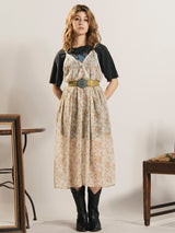 【2色展開】Meridian 花柄 シアー キャミソールワンピース