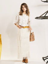 【2色展開】Emerald Motel 刺繍 クロップド オープンカラー 半袖シャツ