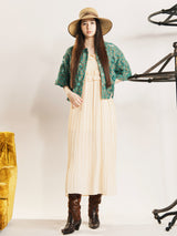 【2色展開】Emerald Motel 2トーン 刺繍 オープンカラー 半袖シャツ