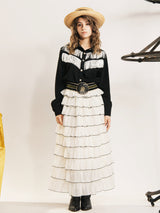 【3色展開】Meridian ウエスタン フリンジ 長袖シャツ