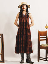 【2色展開】Emerald Motel フリンジ キャミソールワンピース