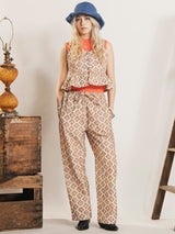 【2色展開】Emerald Motel カラフル刺繍 ビスチェ