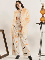 Emerald Motel パッチワーク刺繍 イージーパンツ