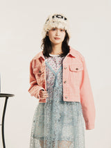 【3色展開】Elcamino ショート カラーデニムジャケット