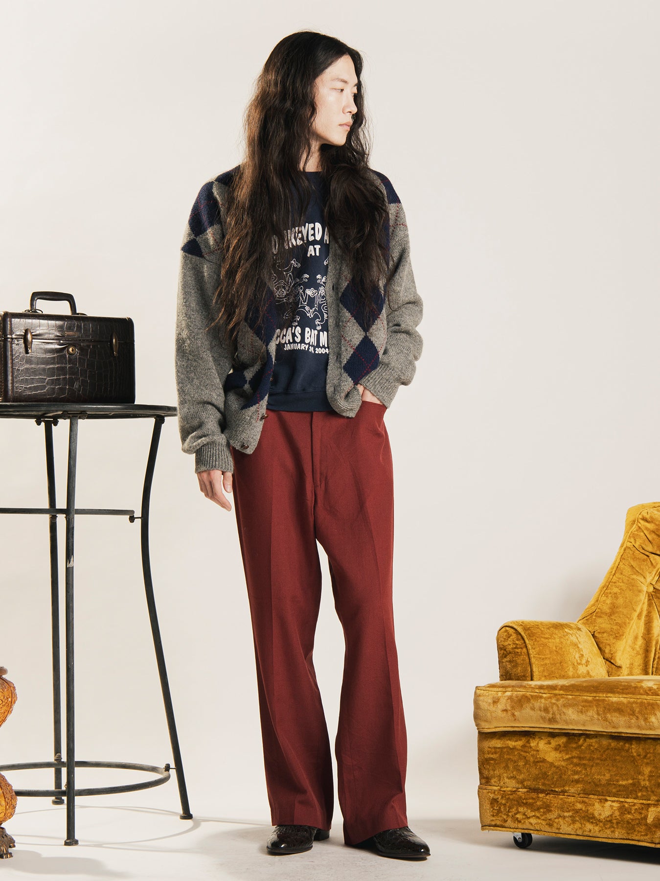 Argyle Cardigan – 古着屋Top of the Hillのネット通販サイト