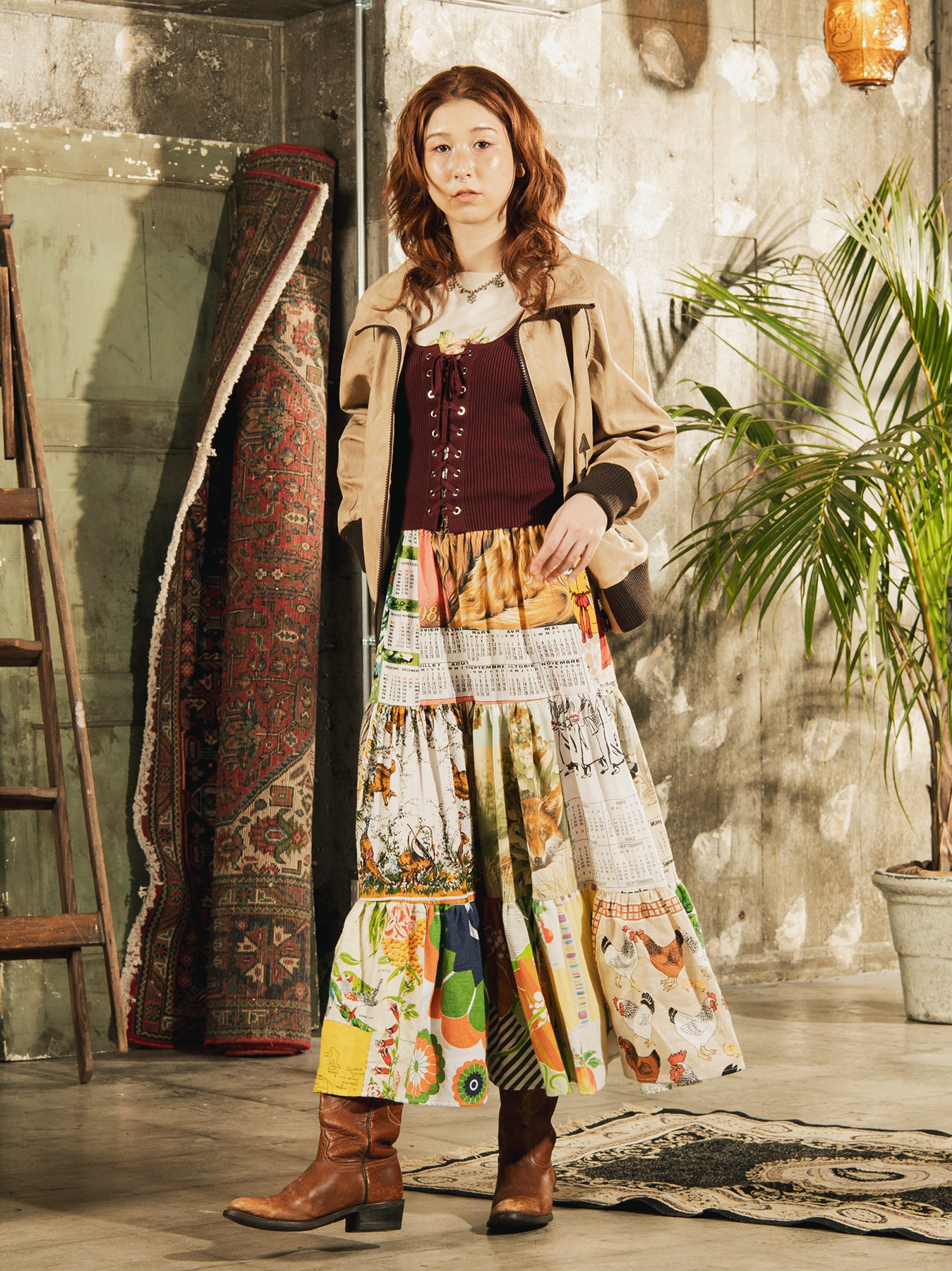 Remake Tiered Skirt – 古着屋Top of the Hillのネット通販サイト