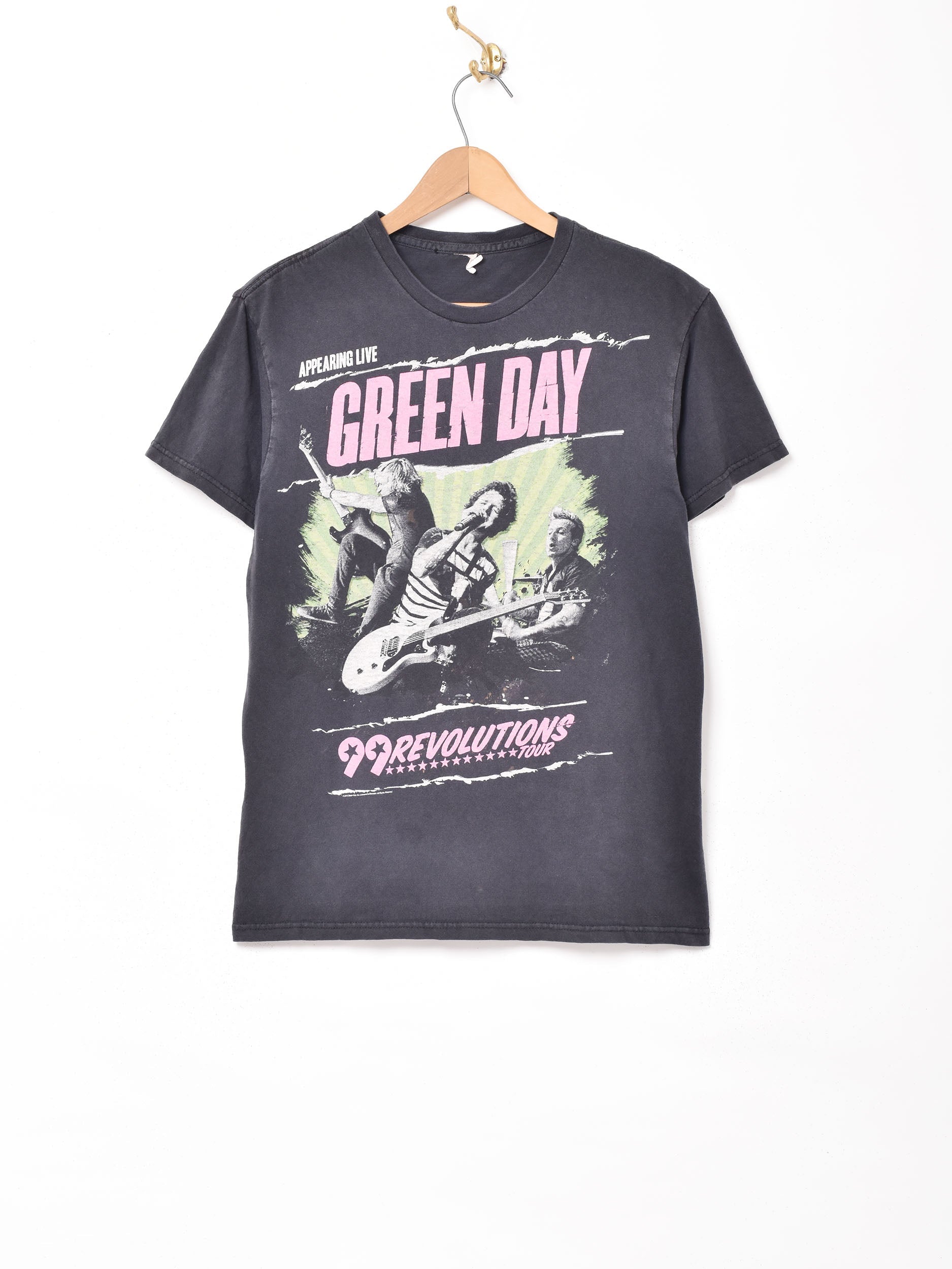 オススメ Green Day ツアーTシャツ カーキ | 6osentido.com