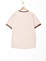 ギネス ロゴプリント リンガーTシャツ