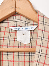 チェック柄 テーラードジャケット