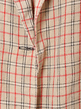 チェック柄 テーラードジャケット