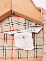 チェック柄 テーラードジャケット