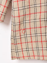 チェック柄 テーラードジャケット