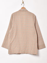 チェック柄 テーラードジャケット