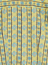 Emerald Motel 総柄 オープンカラー 半袖 クロップドシャツ