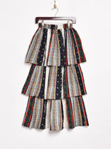 Emerald Motel 花柄 ラッフルスカート