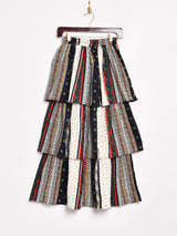 Emerald Motel 花柄 ラッフルスカート