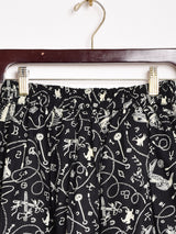 【2色展開】Emerald Motel 総柄 フレアスカート