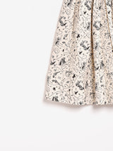 【2色展開】Emerald Motel 総柄 フレアスカート