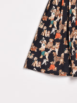 Emerald Motel アニマル柄 フレアスカート