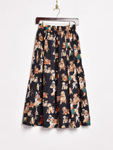 Emerald Motel アニマル柄 フレアスカート