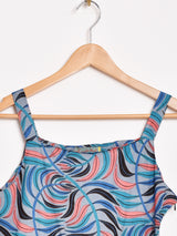 【4色展開】Emerald Motel 総柄 キャミソール ワンピース