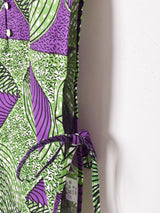 【2色展開】Emerald Motel バティックプリント サイドリボン ノースリーブトップス