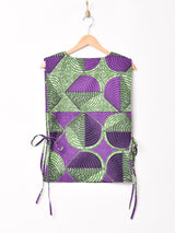 【2色展開】Emerald Motel バティックプリント サイドリボン ノースリーブトップス