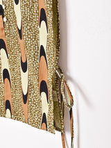 【2色展開】Emerald Motel バティックストライプ ノースリーブトップス