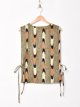 【2色展開】Emerald Motel バティックストライプ ノースリーブトップス