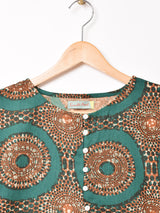 【2色展開】Emerald Motel バティックプリント サイドリボン ノースリーブトップス