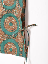 【2色展開】Emerald Motel バティックプリント サイドリボン ノースリーブトップス