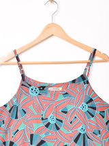 【3色展開】Emerald Motel 総柄 キャミソール ワンピース