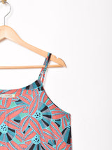 【3色展開】Emerald Motel 総柄 キャミソール ワンピース