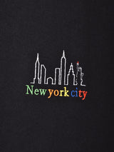 【2色展開】 ワンポイント 刺繍 Tシャツ 「New York」