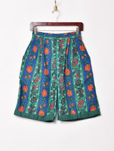 アメリカ製 花柄 ショートパンツ W28