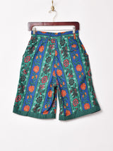 アメリカ製 花柄 ショートパンツ W28