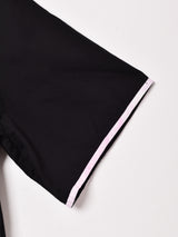 刺繍 半袖 ワンピース