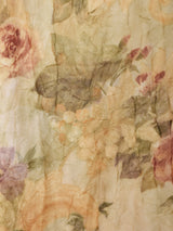 アメリカ製 アメリカ製 花柄 スリーブレス シアーワンピース