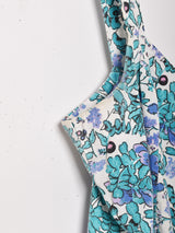 花柄 スリーブレスワンピース