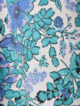 花柄 スリーブレスワンピース