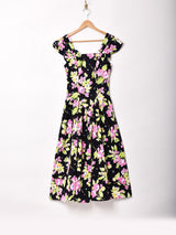 アメリカ製 花柄 スリーブレスワンピース