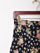 イタリア製 花柄 ショートパンツ W26