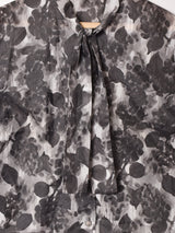 ボウタイ シアー総柄シャツ